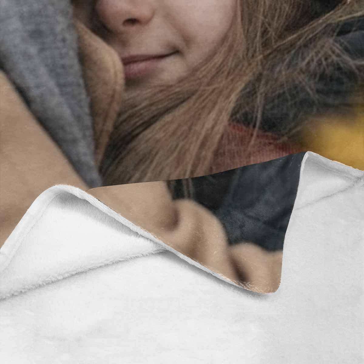 Custom Photo Mom & Daughter Ultra-Soft Micro Fleece Blanket-ilovevango