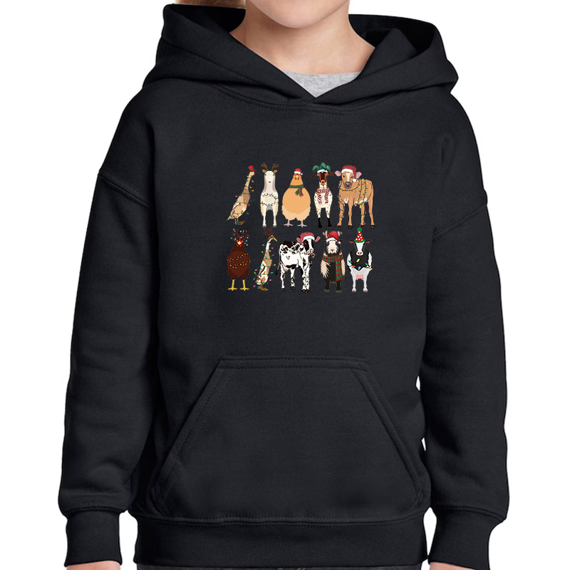 Custom Farm Animal Christmas Sweatshirt – Perfect Holiday Gift for Farm Animal Lovers