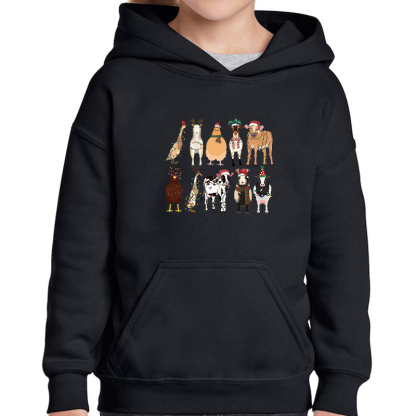 Custom Farm Animal Christmas Sweatshirt – Perfect Holiday Gift for Farm Animal Lovers