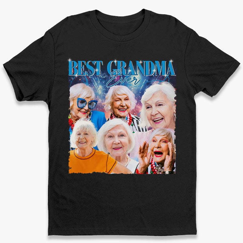 Custom Photo Best Grandma Ever - Family Personalized