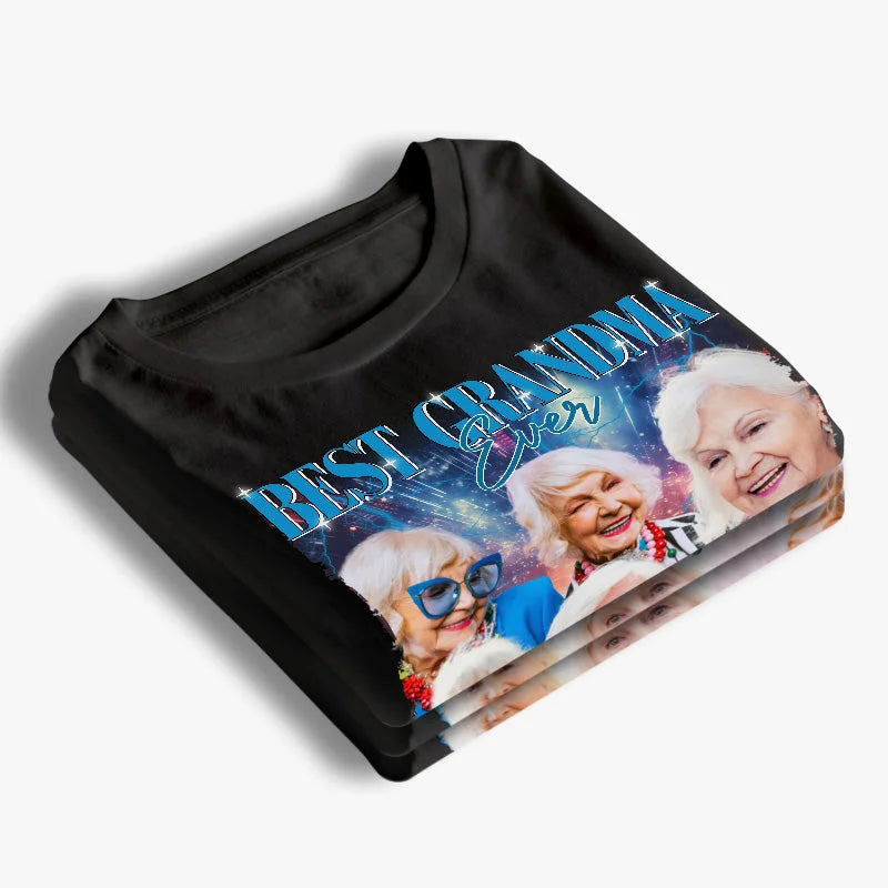 Custom Photo Best Grandma Ever - Family Personalized
