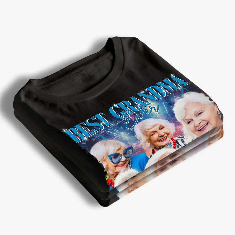 Custom Photo Best Grandma Ever - Family Personalized