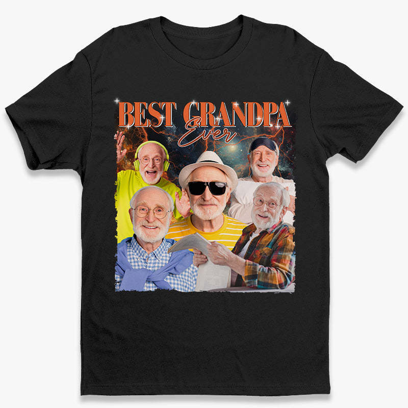 Custom Photo Best Grandpa Ever - Family Personalized