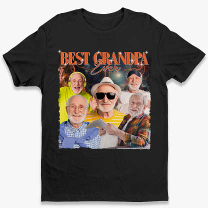 Custom Photo Best Grandpa Ever - Family Personalized