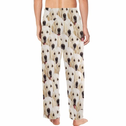 Custom Face Pajama Pants Dog Face Sleepwear for Men & Women