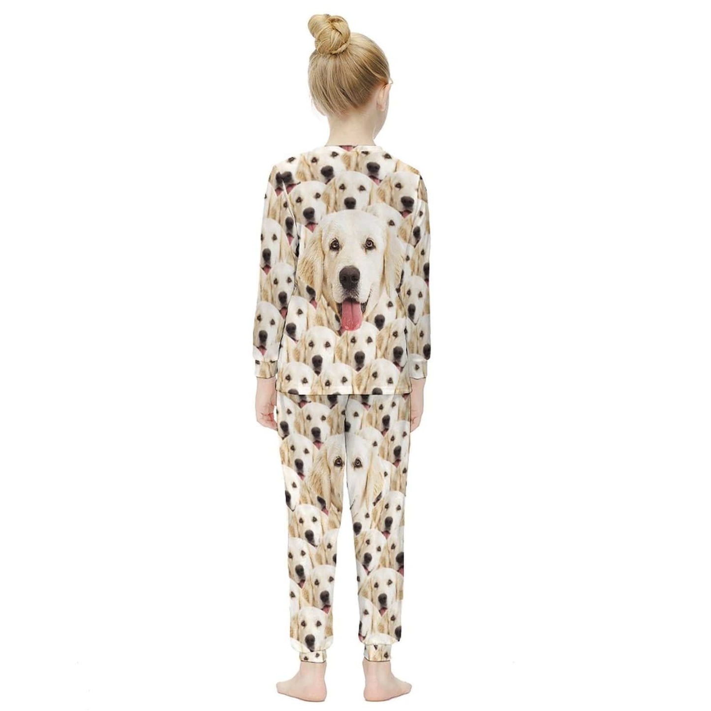 Custom Face Pajamas My Lovely Dog Sleepwear Personalized Women's Long&Short Sleeve Pajama Set
