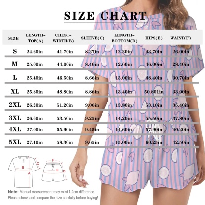 Custom Face Pajama Sets Black Women's Short Sleeve Top and Shorts Loungewear