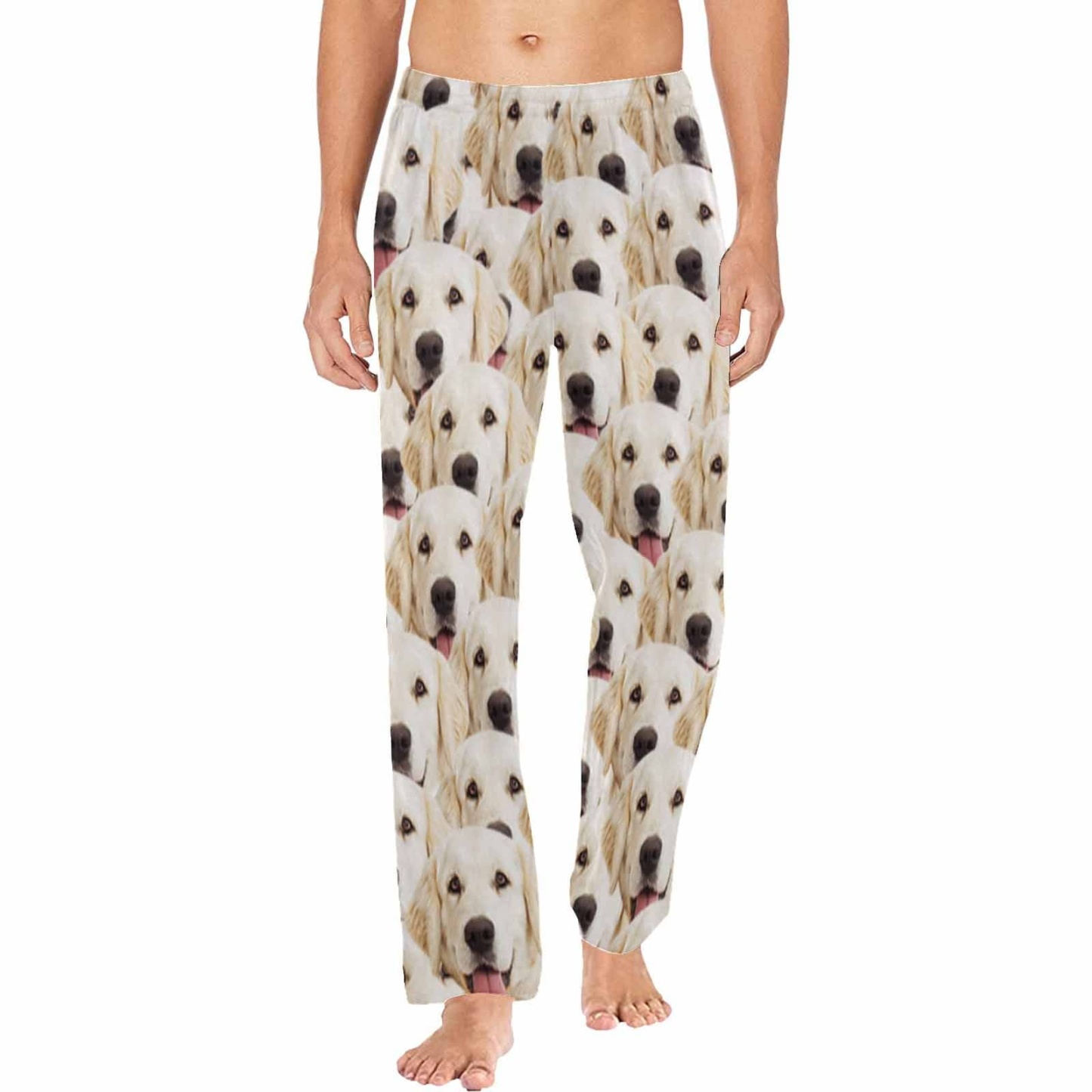 Custom Face Pajama Pants Dog Face Sleepwear for Men & Women