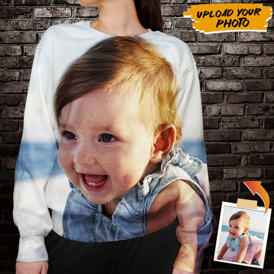 Custom Photo Hawaiian Shirt Sweater Hoodie