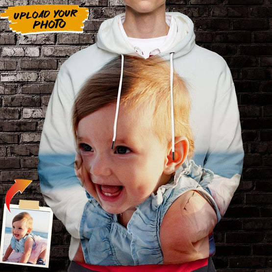 Custom Photo Hawaiian Shirt Sweater Hoodie