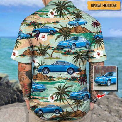 Upload Car Photo Hawaiian Shirt
