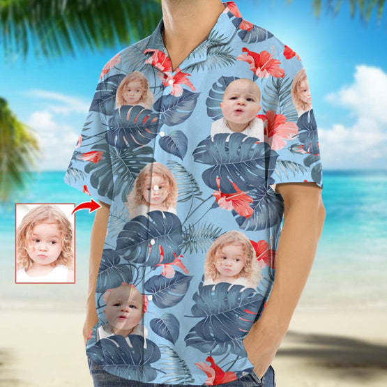Upload Photo Family Hawaiian Shirt