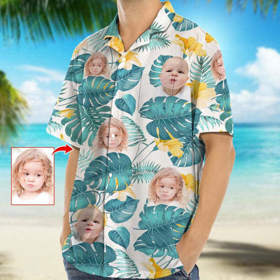 Upload Photo Family Hawaiian Shirt