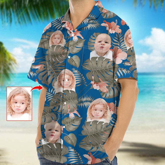 Upload Photo Family Hawaiian Shirt