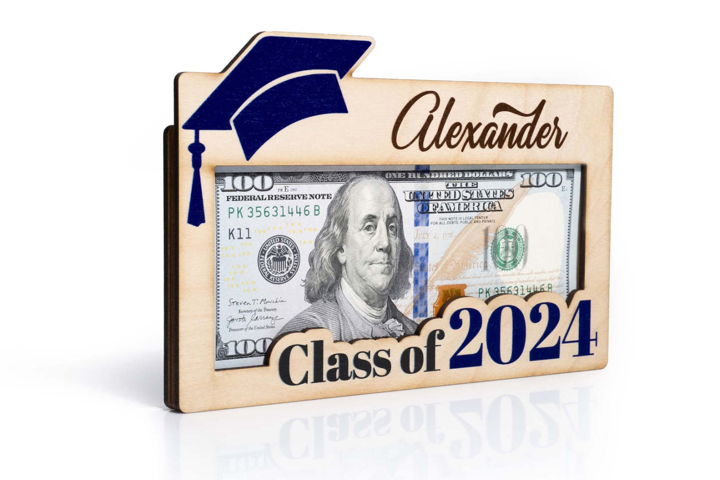 Graduation Money Holder Personalized, Graduation Gift, Class of 2024, High School Graduation, Gift for Graduates, High School Senior-ilovevango