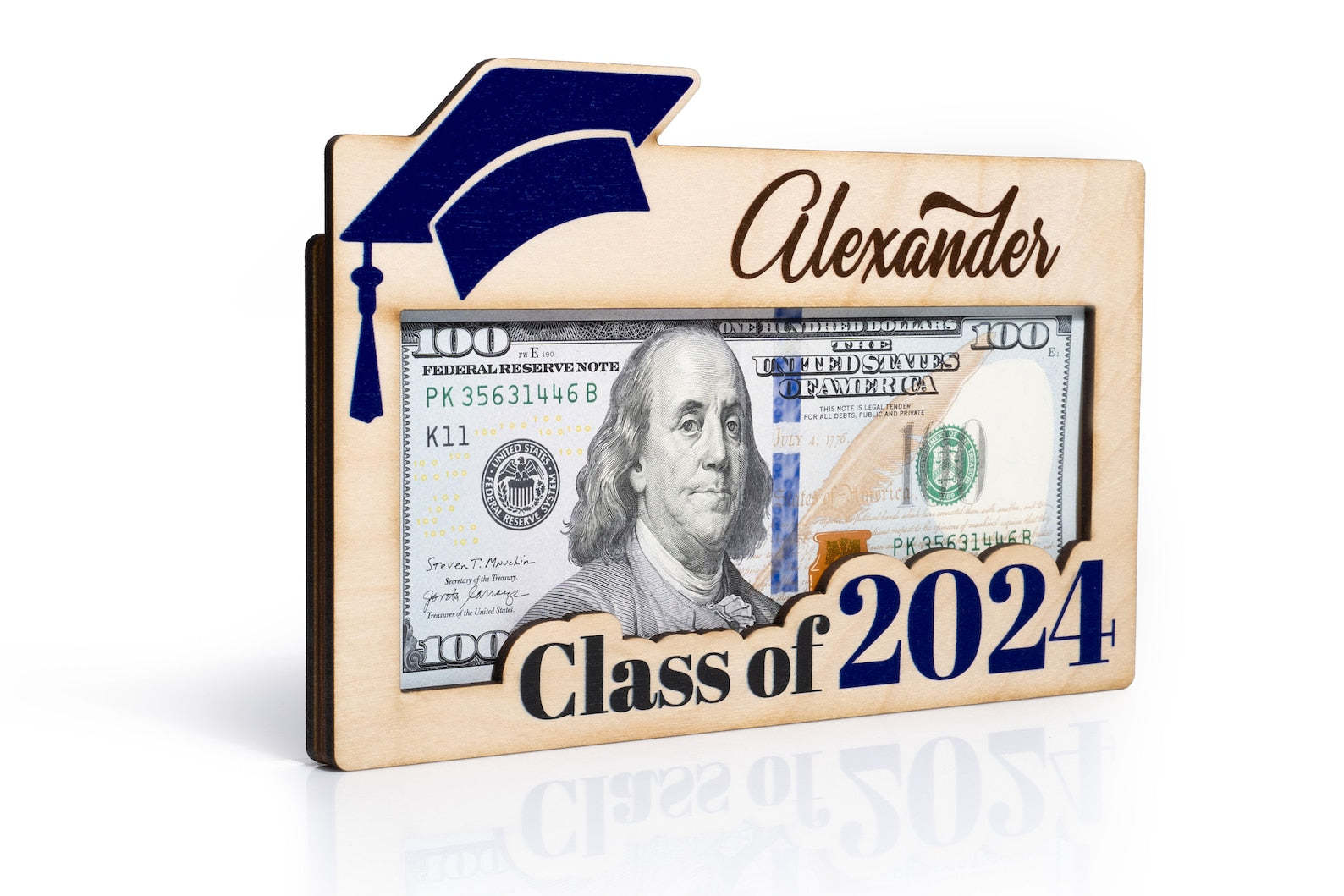 Graduation Money Holder Personalized, Graduation Gift, Class of 2024, High School Graduation, Gift for Graduates, High School Senior-ilovevango