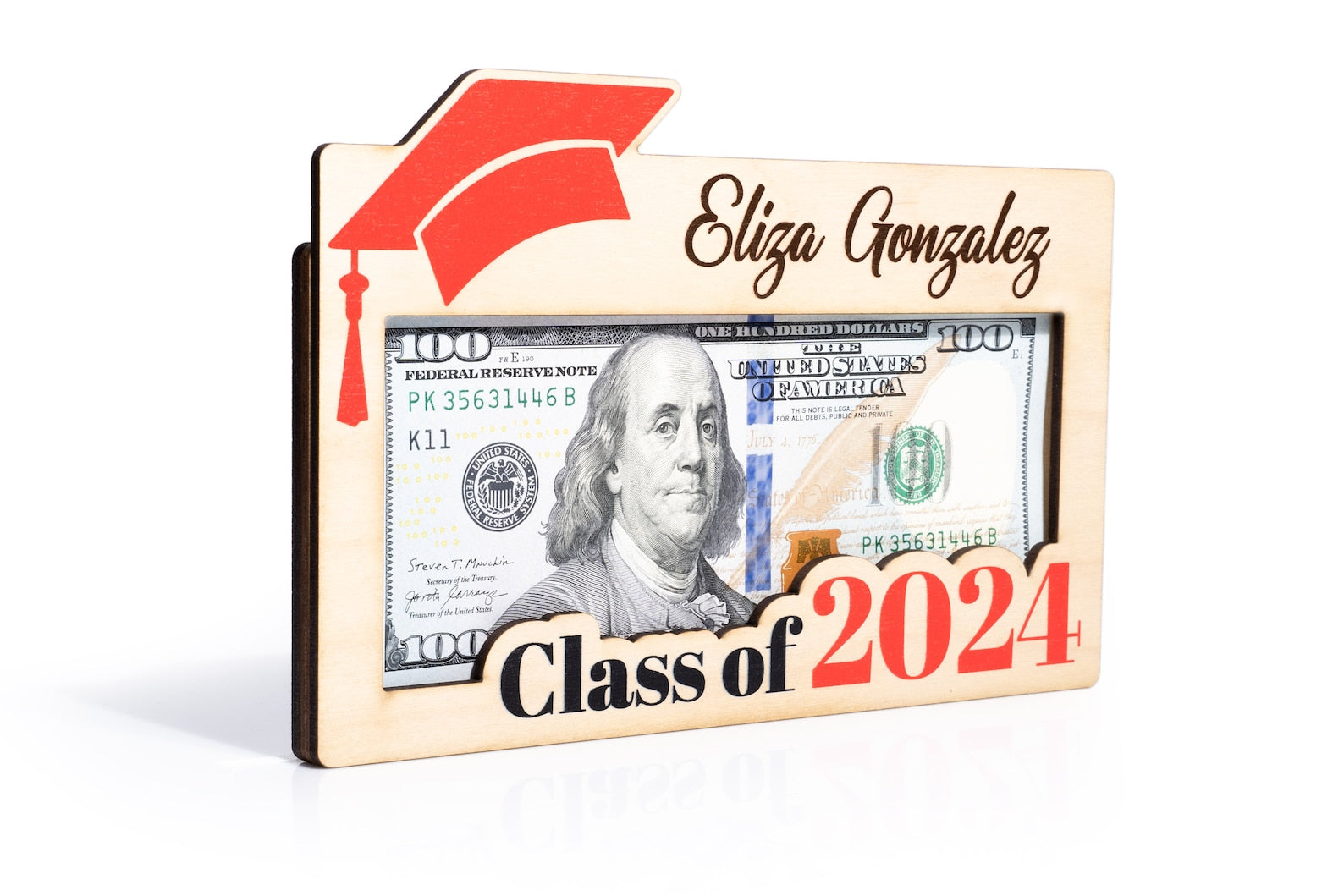 Graduation Money Holder Personalized, Graduation Gift, Class of 2024, High School Graduation, Gift for Graduates, High School Senior-ilovevango