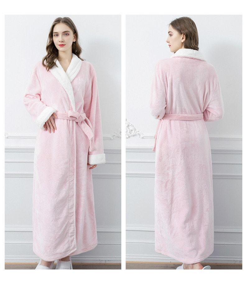 Personalized Plush Robe Custom Embroidered, Birthday gift, Wedding Gift, Adult Men Women Night Robe For Mom-ilovevango