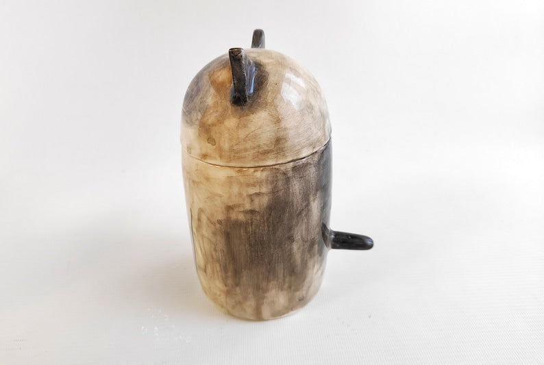 Personalized Cat Urn with Semi-spherical cover, with Name or without Name. Special Memory. Multipurpose Box.-ilovevango