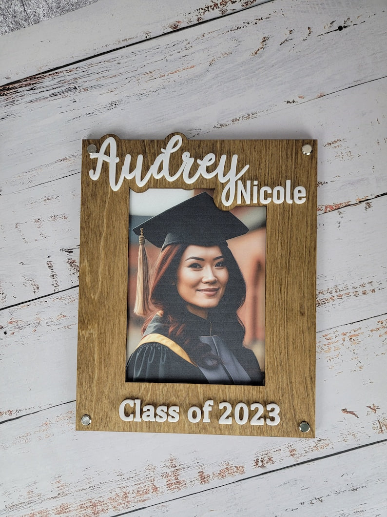 Graduation 2024 Picture Frame | Personalized Class of 2024 Gift for Graduates | 2024 Graduation Gift | Graduate Class of 2024 Photo Frame-ilovevango