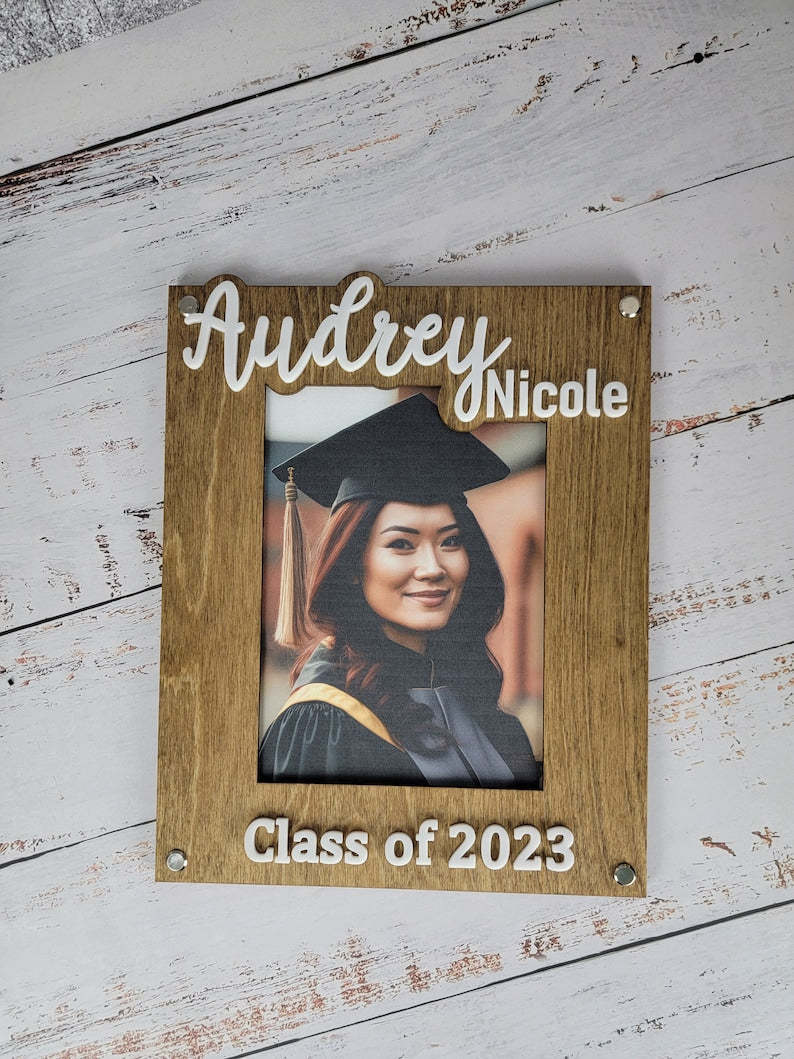 Graduation 2024 Picture Frame | Personalized Class of 2024 Gift for Graduates | 2024 Graduation Gift | Graduate Class of 2024 Photo Frame-ilovevango