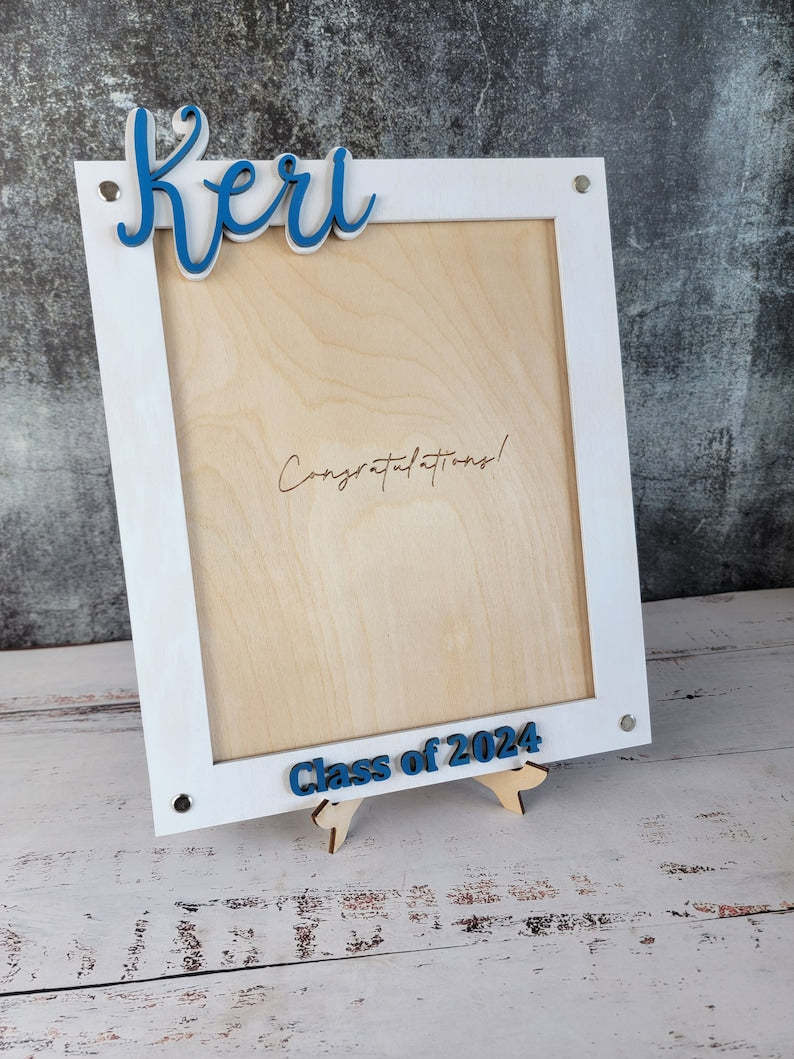 Graduation 2024 Picture Frame | Personalized Class of 2024 Gift for Graduates | 2024 Graduation Gift | Graduate Class of 2024 Photo Frame-ilovevango