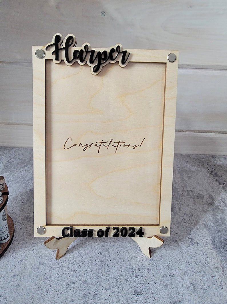 Graduation 2024 Picture Frame | Personalized Class of 2024 Gift for Graduates | 2024 Graduation Gift | Graduate Class of 2024 Photo Frame-ilovevango