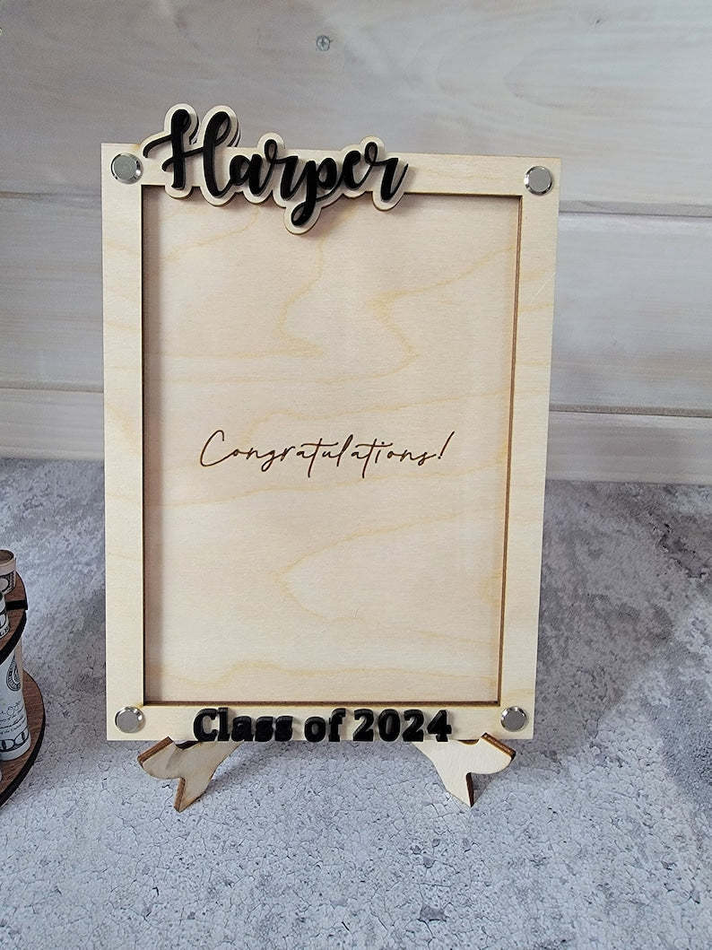 Graduation 2024 Picture Frame | Personalized Class of 2024 Gift for Graduates | 2024 Graduation Gift | Graduate Class of 2024 Photo Frame-ilovevango