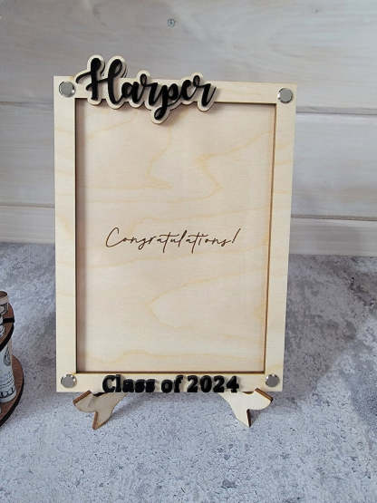 Graduation 2024 Picture Frame | Personalized Class of 2024 Gift for Graduates | 2024 Graduation Gift | Graduate Class of 2024 Photo Frame-ilovevango