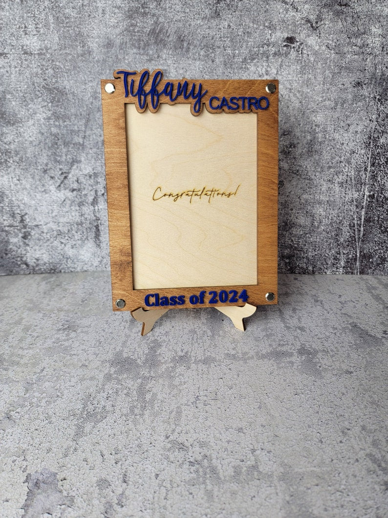 Graduation 2024 Picture Frame | Personalized Class of 2024 Gift for Graduates | 2024 Graduation Gift | Graduate Class of 2024 Photo Frame-ilovevango