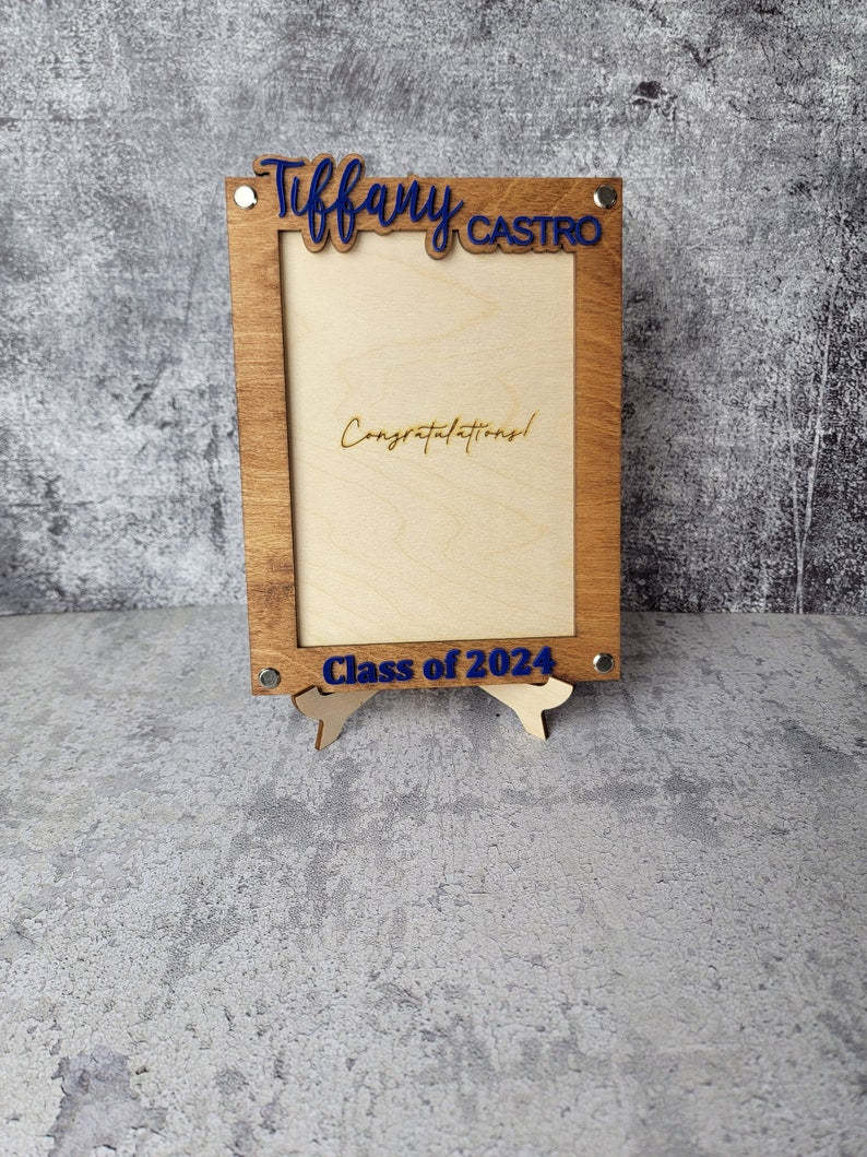 Graduation 2024 Picture Frame | Personalized Class of 2024 Gift for Graduates | 2024 Graduation Gift | Graduate Class of 2024 Photo Frame-ilovevango