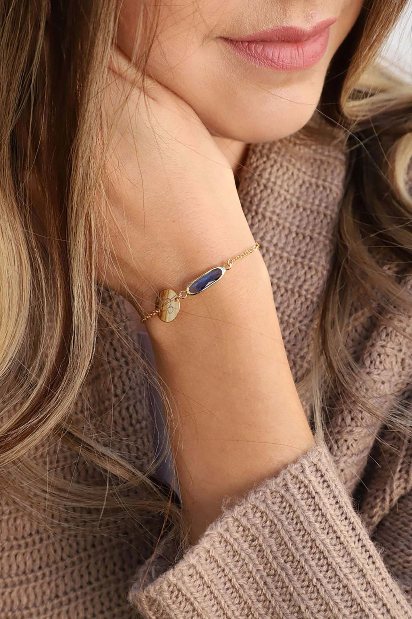 Custom Birthstone Bracelet, Initial Bracelet, Unbiological Sister Bracelets Birthstone Jewelry Birthday Gift Friendship Bracelet for Women-ilovevango