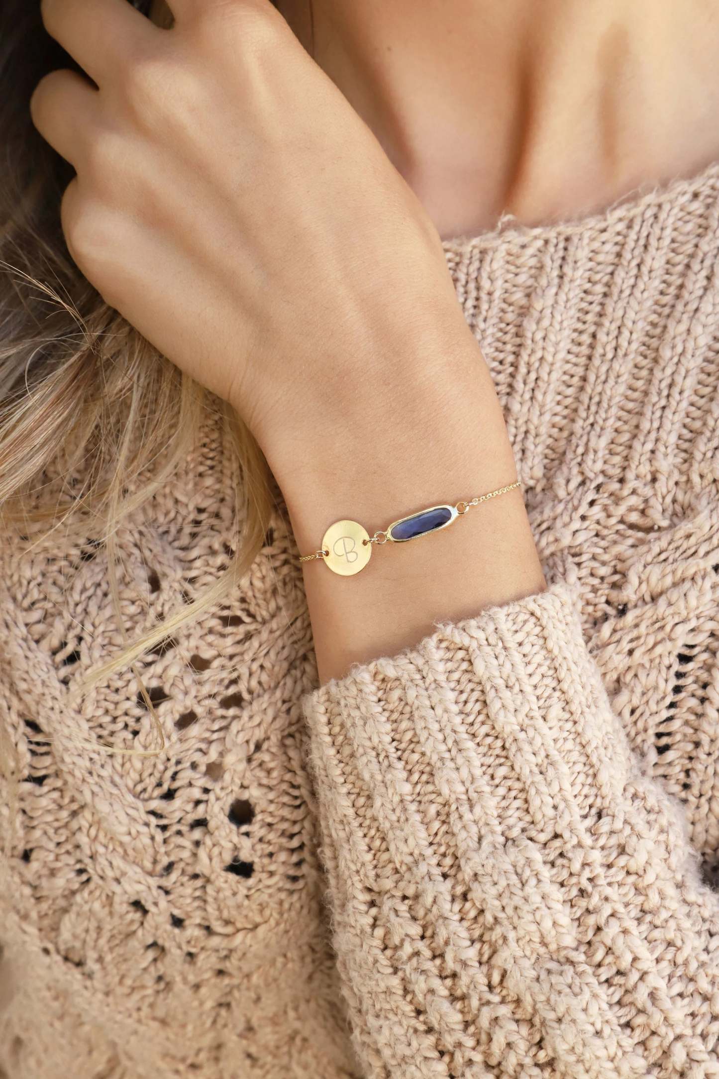 Custom Birthstone Bracelet, Initial Bracelet, Unbiological Sister Bracelets Birthstone Jewelry Birthday Gift Friendship Bracelet for Women-ilovevango
