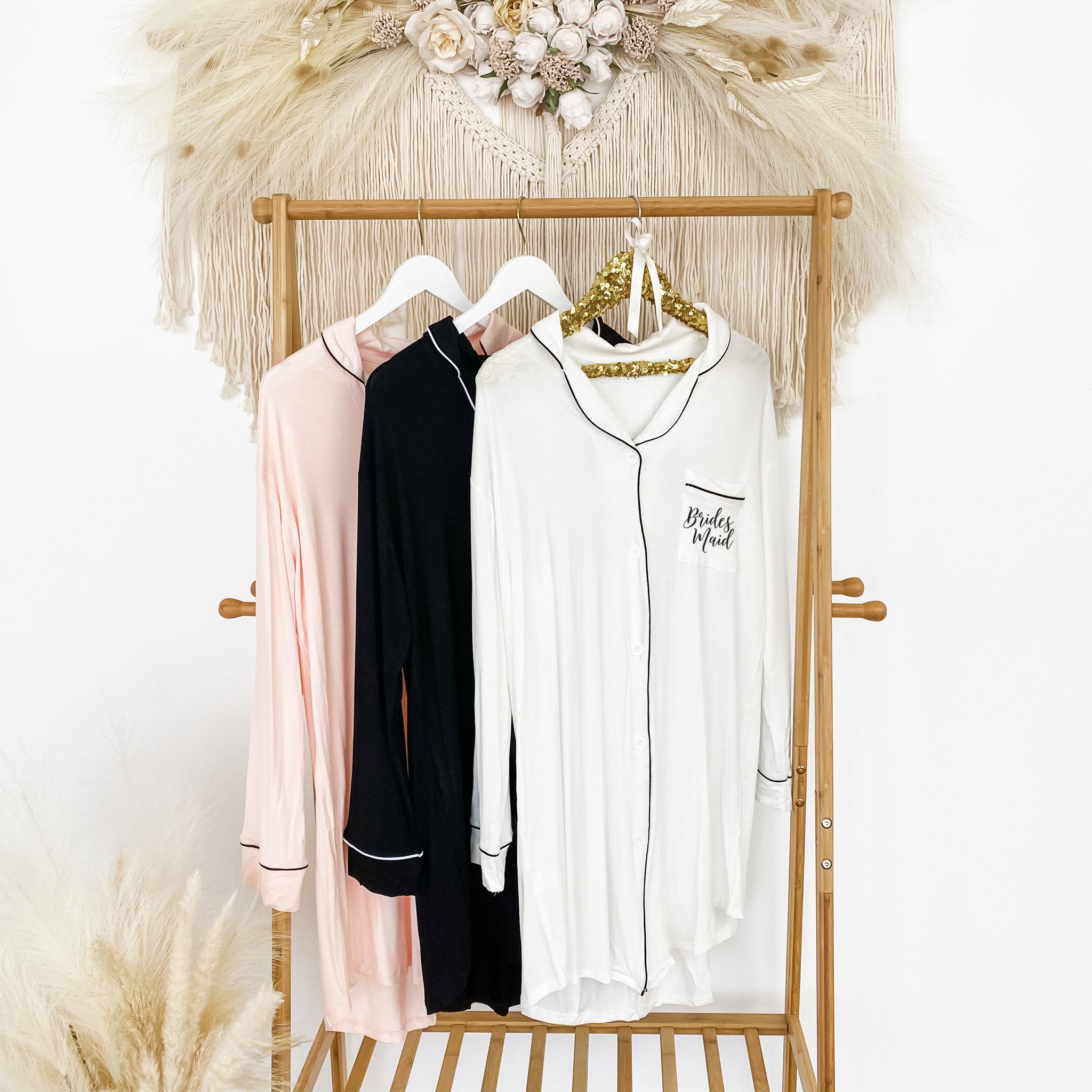 Bride Getting Ready Shirt Outfit for Bride Shirt Long Button Down Bridal Shower Gift for Bride to Be Mrs Pajamas for the Bride-ilovevango