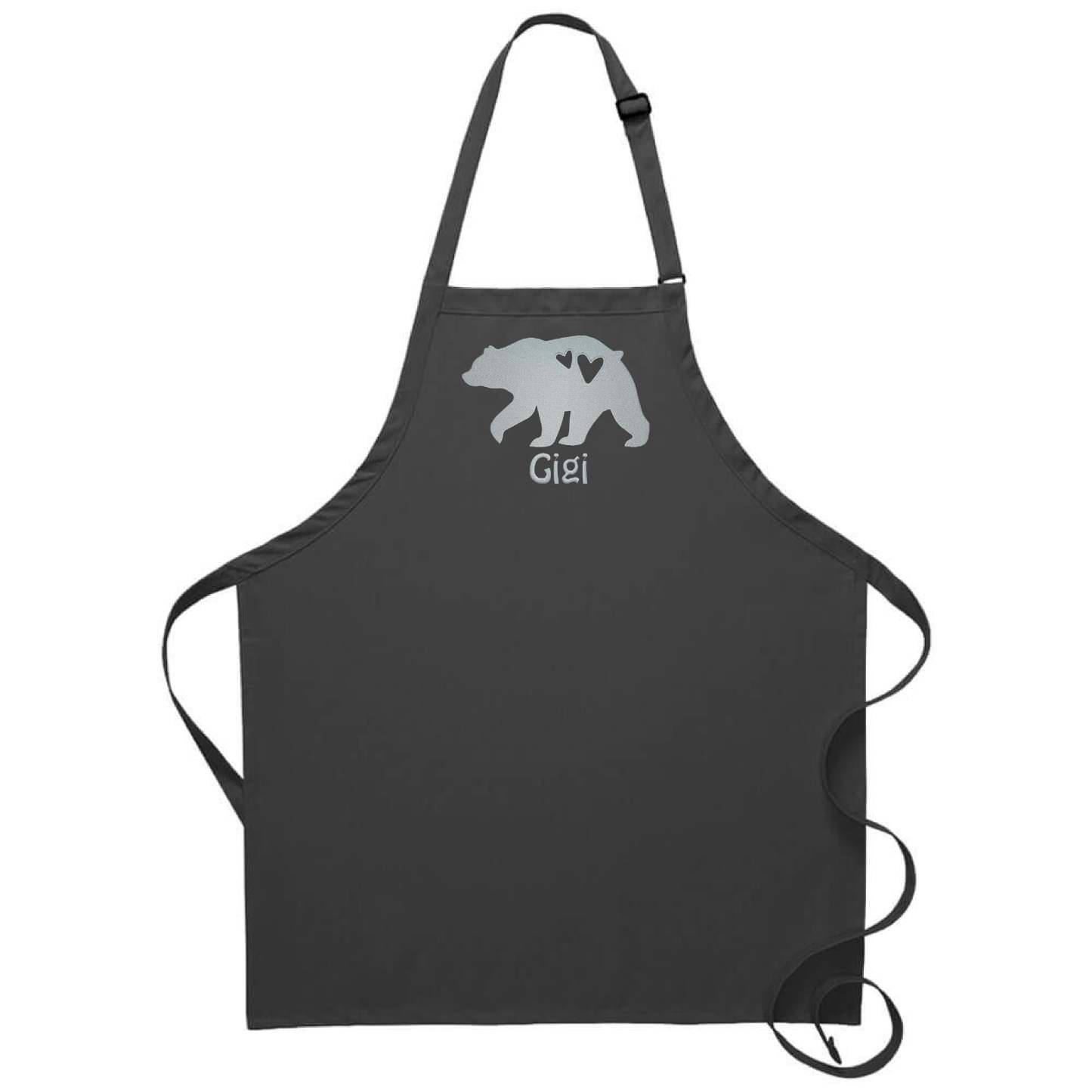 Mama Bear Apron Personalized Name Customizable Embroidered Kitchen Apron With Pockets And Adjustable Neck Perfect Mothers Day Gift For Her-ilovevango