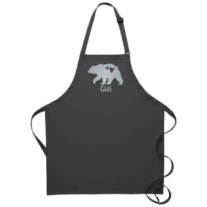 Mama Bear Apron Personalized Name Customizable Embroidered Kitchen Apron With Pockets And Adjustable Neck Perfect Mothers Day Gift For Her-ilovevango