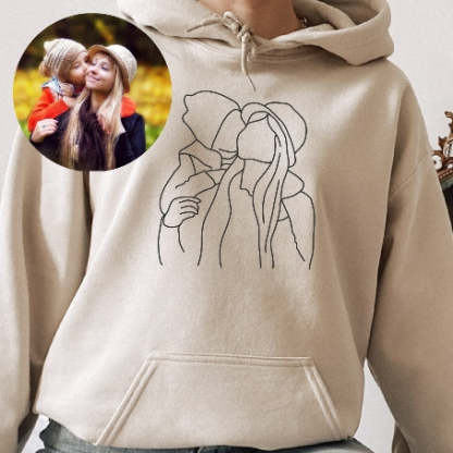 Gifts For Family Custom Embroidered Sweatshirt and Hoodie