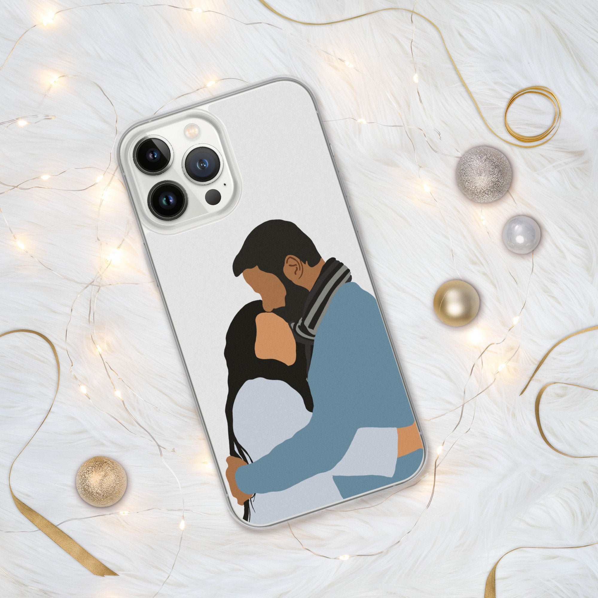 Custom Faceless Portraits-Custom Minimalist Portrait Phone Case-Custom Gifts