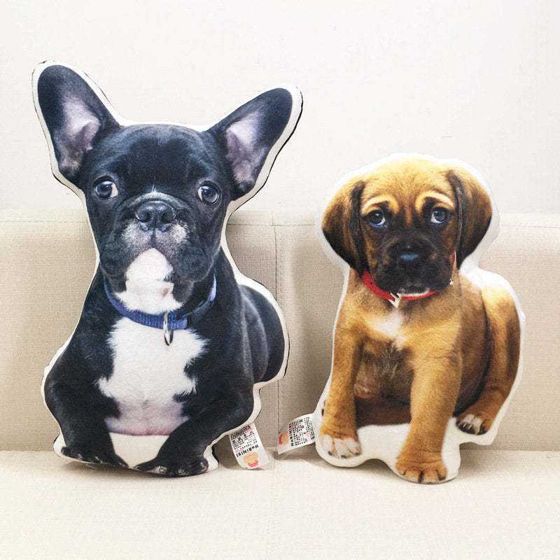 3D Personalised pet photo cushion animal pillow customised custom gift memorial mother day home accessories dog cat lover stuffed plushy-ilovevango