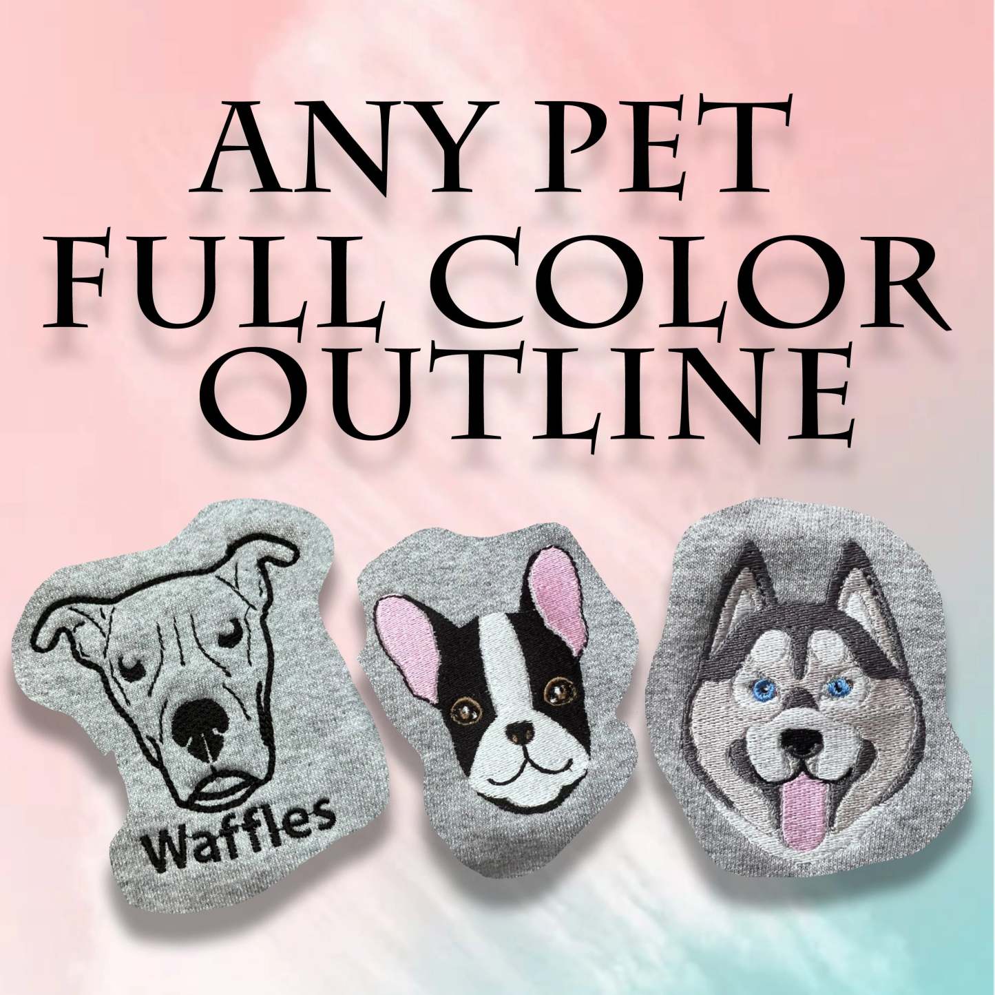 Custom embroidered pet T shirt, hoodie, sweatshirt embroidered Personalized, holiday Gift, embroidery sweatshirt, gift for friends-ilovevango