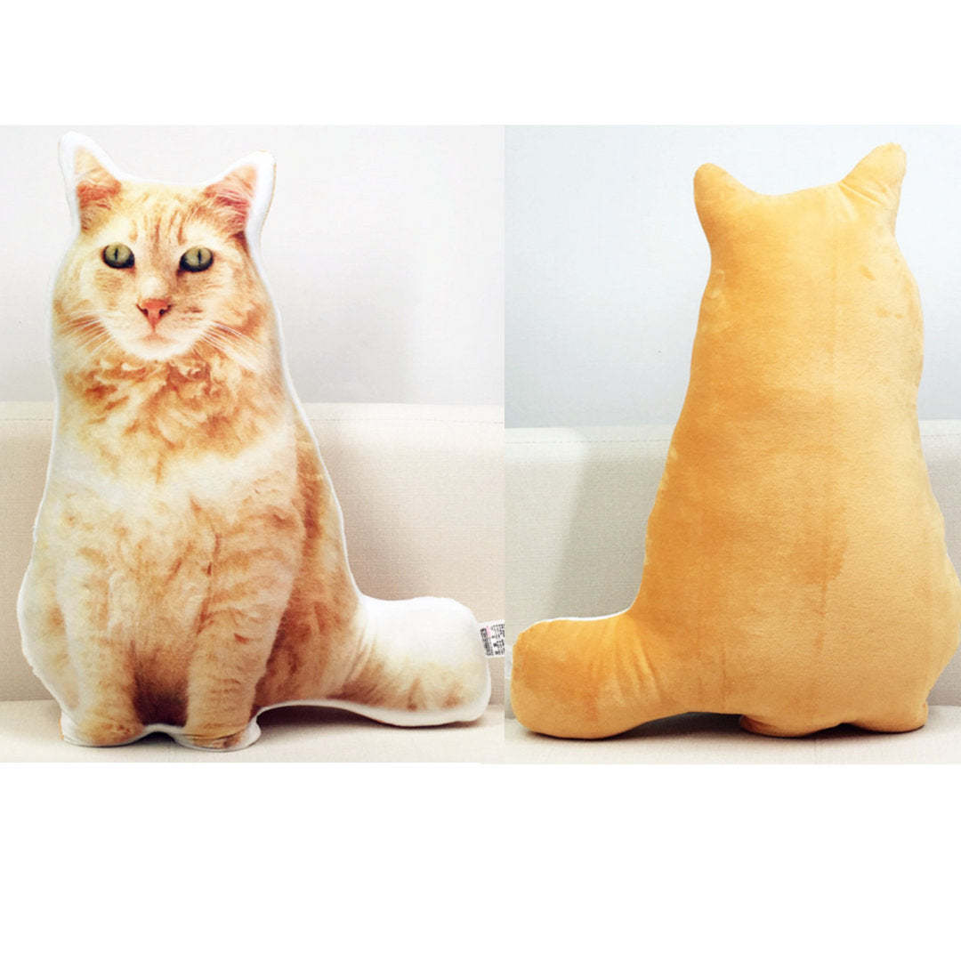 3D Personalised pet photo cushion animal pillow customised custom gift memorial mother day home accessories dog cat lover stuffed plushy-ilovevango