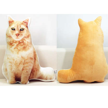 3D Personalised pet photo cushion animal pillow customised custom gift memorial mother day home accessories dog cat lover stuffed plushy-ilovevango
