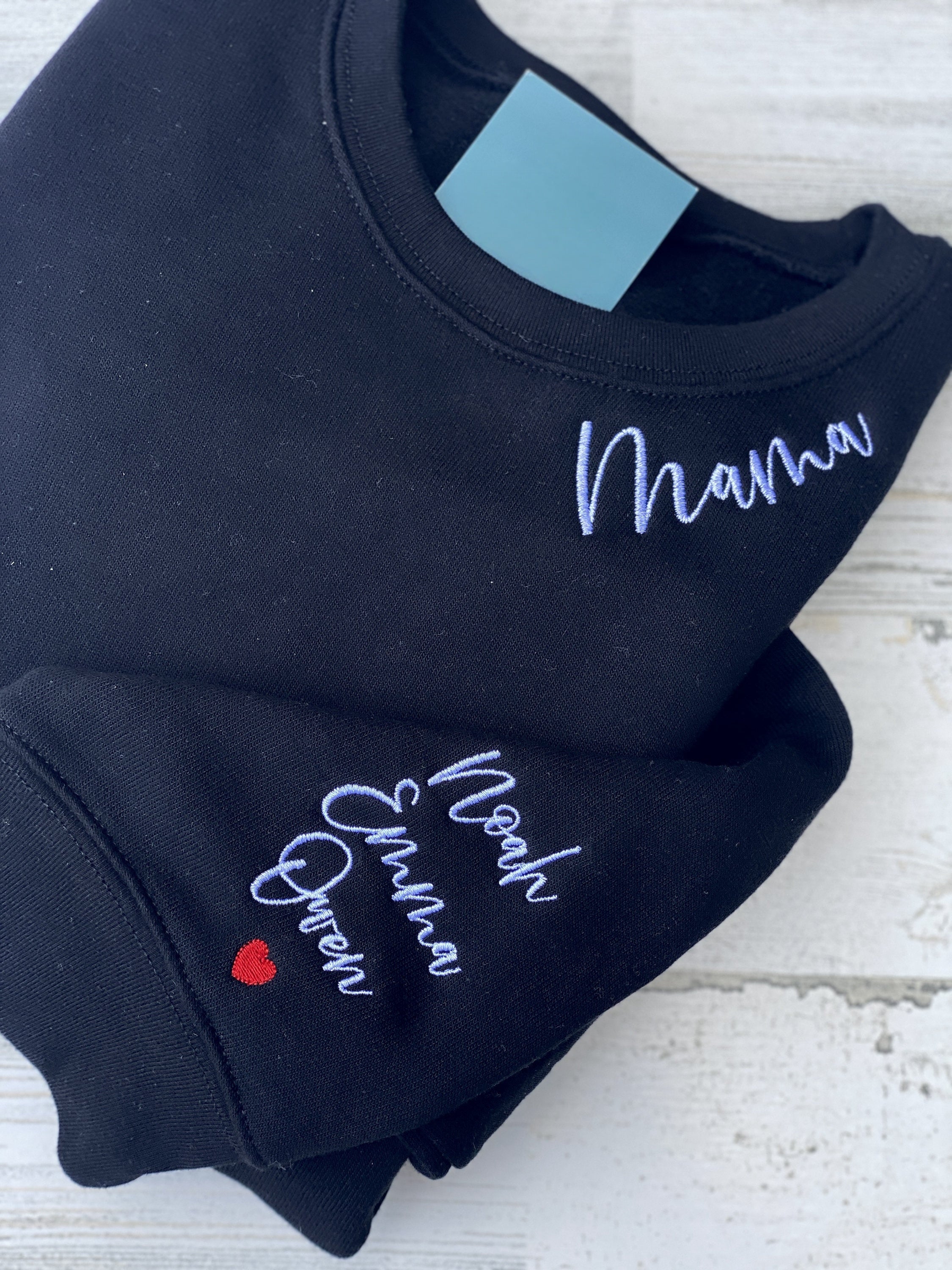 Personalized Sweatshirt for Mom, Nana, Grandma, Teacher, Mama Sweatshirt With Names, Custom Gift Sweatshirt, Personalized Gifts For Mom-ilovevango