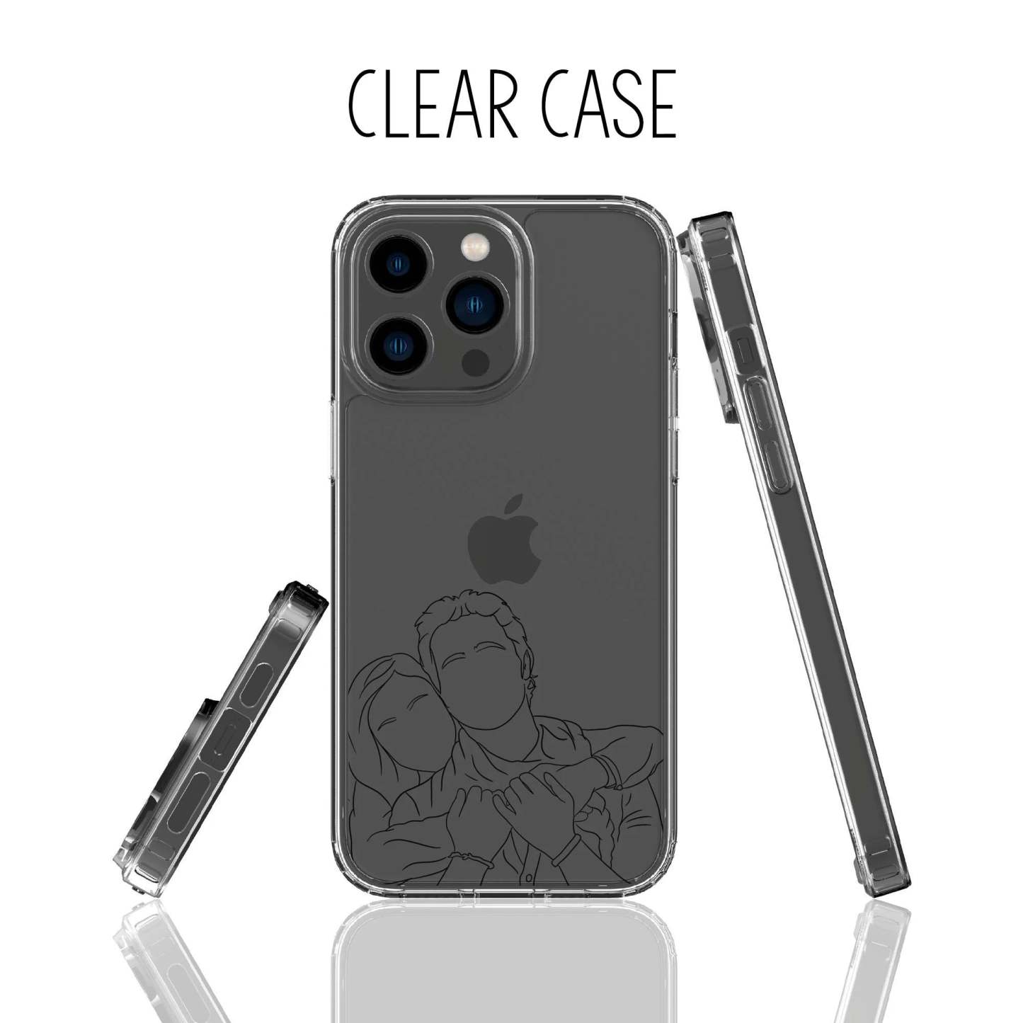 Custom Line Art From Photo Phone Case Personalized Gift