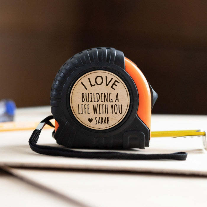 Tape Measure Hammer Set Personalized for Papa