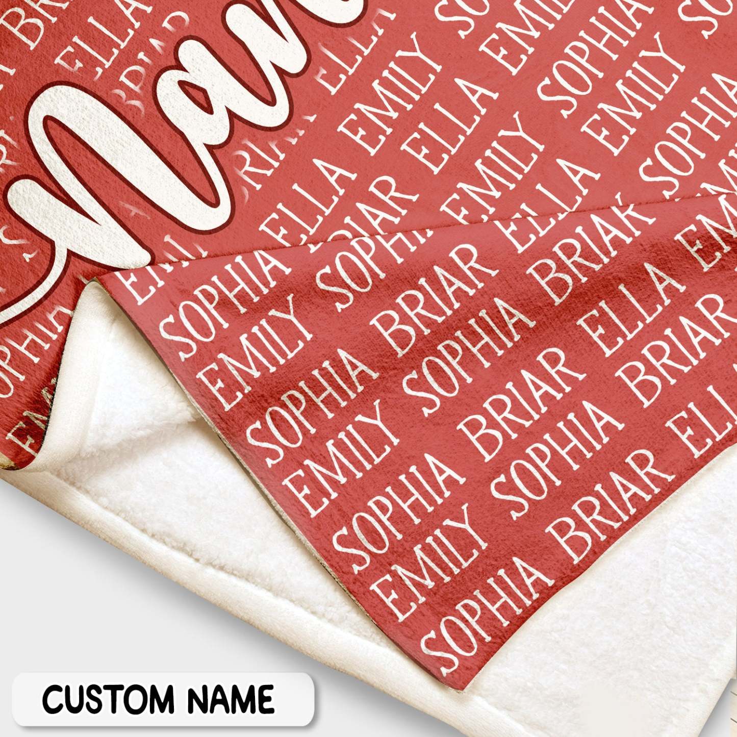 Personalized Grandma Blanket, Mothers Day Gift for Grandma, Nana Gift, Personalized Blanket for Grandma, Nana Blanket with Grandkids Names-ilovevango