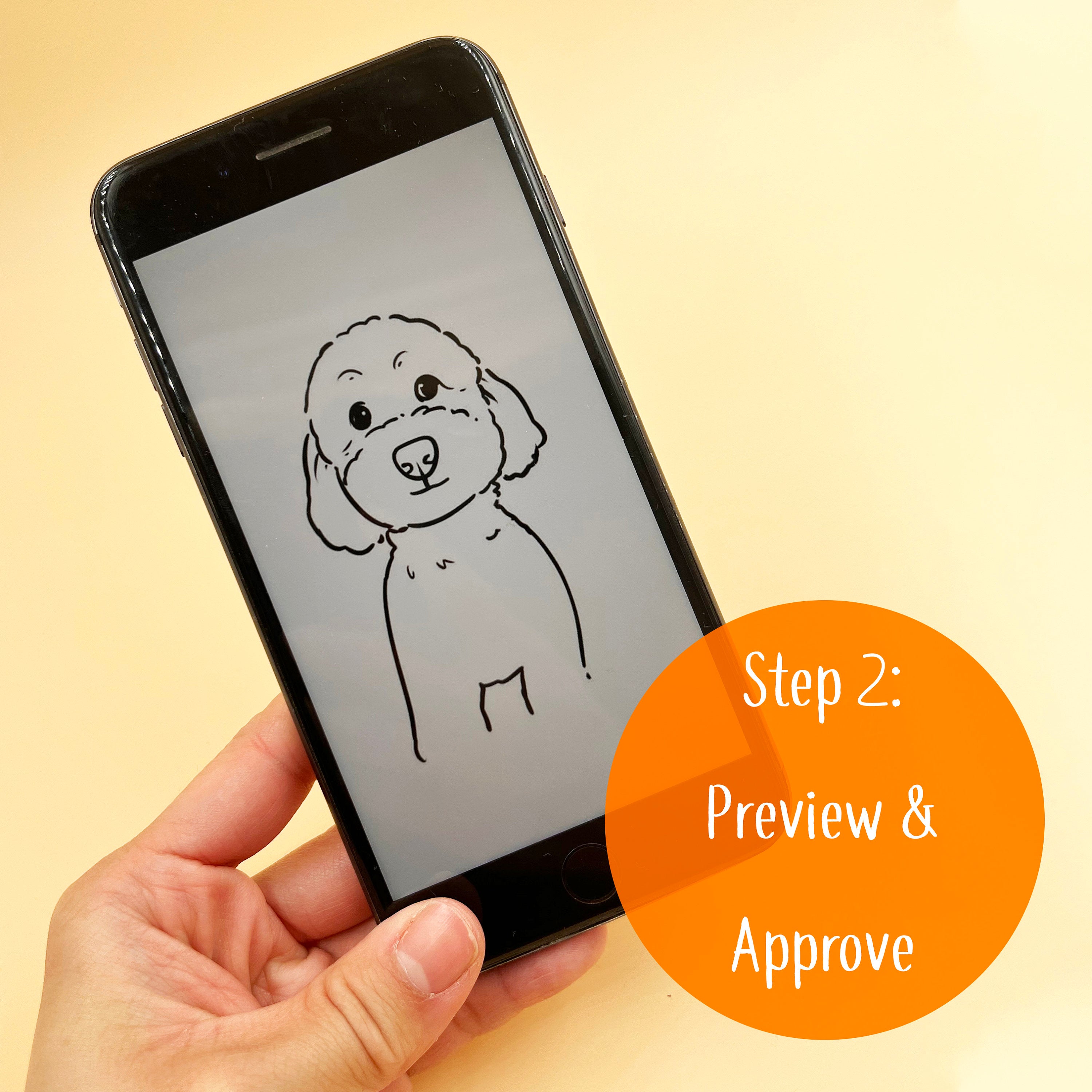 Custom Line Art Phone Case | Personalised Case | Matching Phone Case For Couples |Custom Illustration Phone Cases From Photo-ilovevango