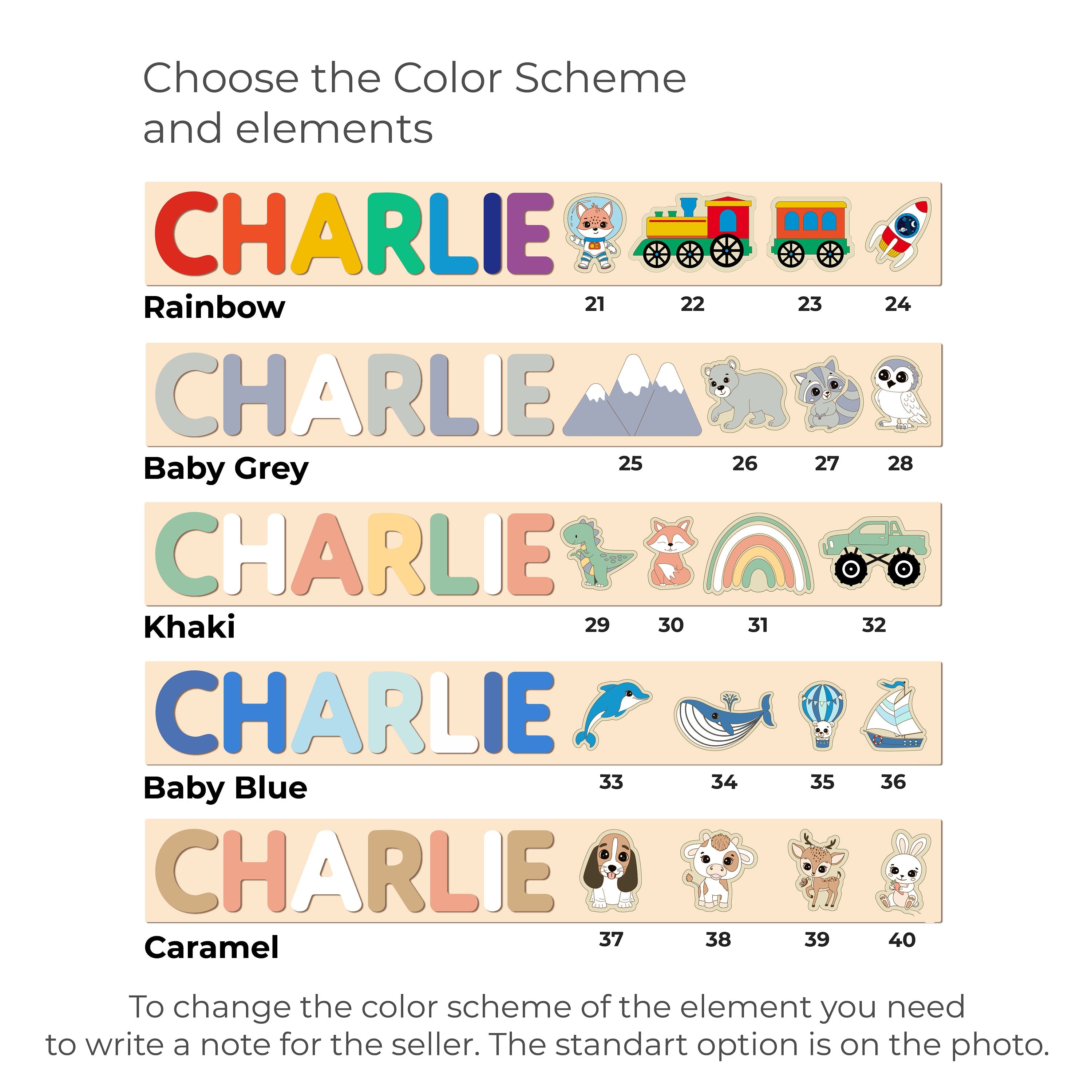 Personalized Name Puzzle With Pegs Gifts for Kids Wooden Toys Baby Shower Custom Toddler Toys