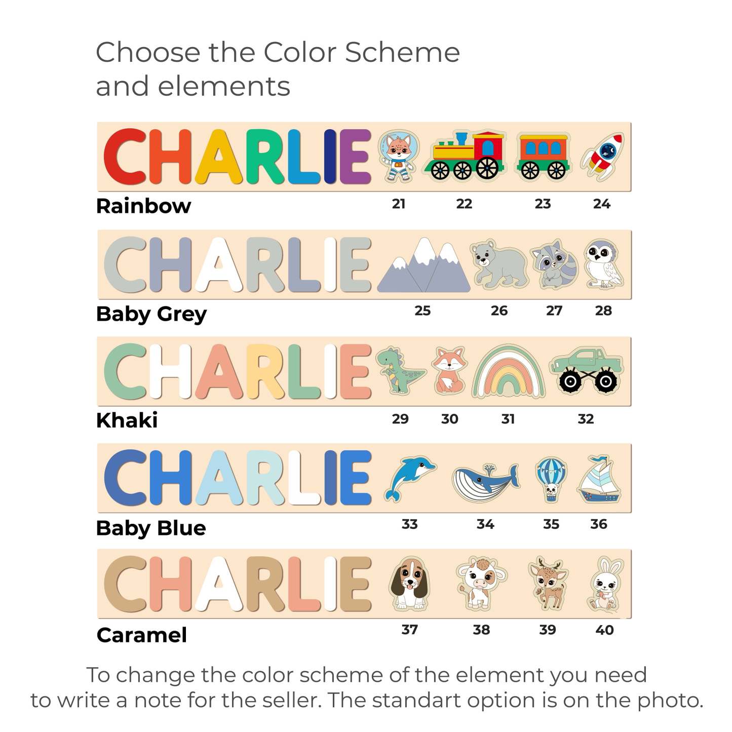 Personalized Name Puzzle With Pegs Gifts for Kids Wooden Toys Baby Shower Custom Toddler Toys