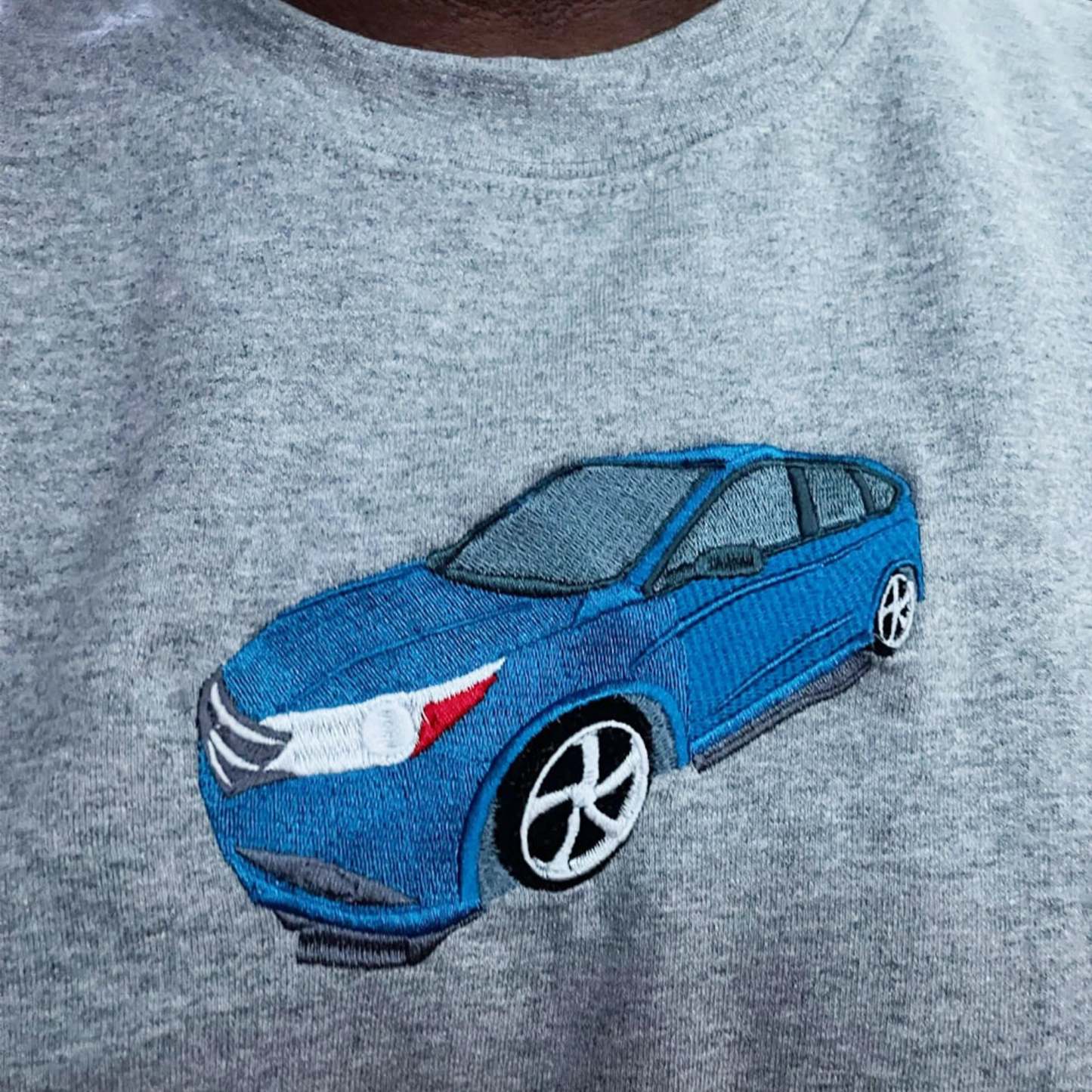 Custom Embroidered Car Hoodie, The Perfect Gift for Car Lovers - a Personalized Embroidered Sweatshirt, Dad Gift, Gift For Him-ilovevango